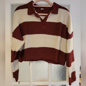 Simons' Striped Rugby Sweater
